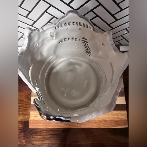 Harry Slatkin & Co Bath & Body Works Snowman Candle Holder Large 3 Wick 2011 BBW - Picture 3 of 7